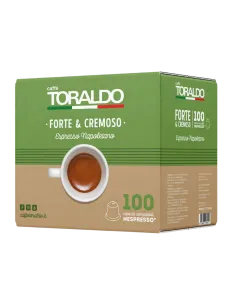 100 Capsule Nespresso Toraldo Forte e Cremoso