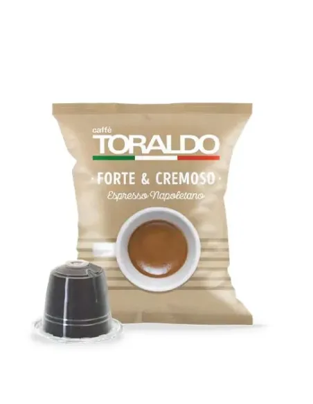100 Capsule Nespresso Toraldo Forte e Cremoso