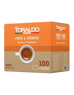 100 Capsule A Modo Mio Toraldo Miscela Forte e Cremoso