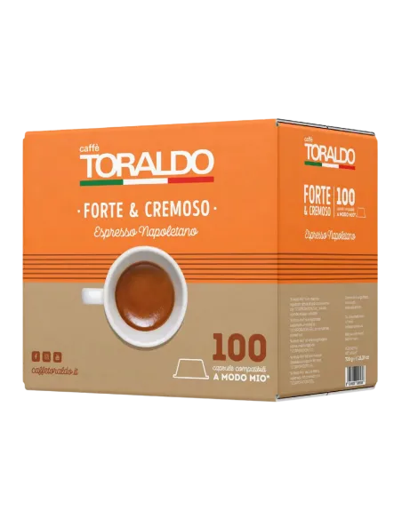 100 Capsule A Modo Mio Toraldo Miscela Forte e Cremoso