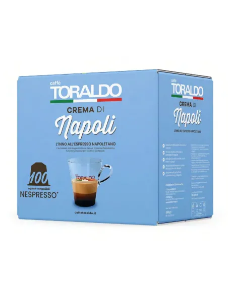 100 Capsule Nespresso Toraldo Crema di Napoli