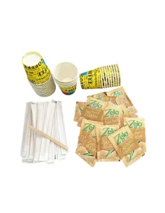 Kit Accessori 50 Carta- Bicchieri in Carta