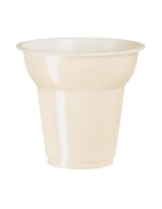 50 Bicchierini Caffè Plastica 70 ml Bianchi Aristea - Eleganti per Eventi