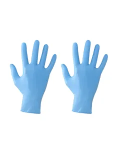 Guanti in Nitrile Blu Uso Medico Monouso — 100 Pezzi Taglia XL | Certificati DM e DPI