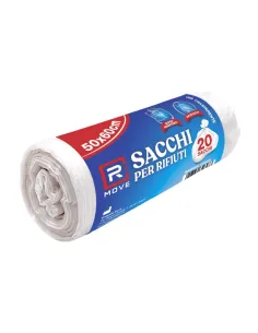 20 Sacchi Rifiuti 50x60 | Trasparenti - Resistenza e Praticità