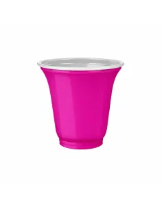 50 Bicchieri Plastica Colorati 75 ml Fucsia – IMB | Bicchierini Resistenti per Caffè