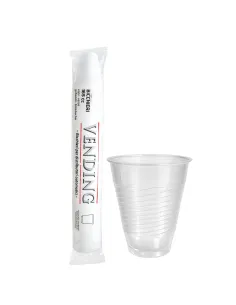100 Bicchieri Traslucidi 166 ml per Distributori Automatici