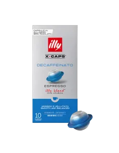 10 Capsule X Caps Illy Decaffeinato