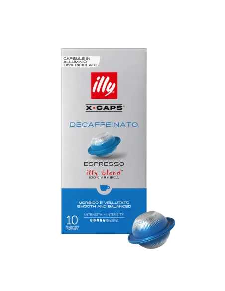 10 Capsule X Caps Illy Decaffeinato