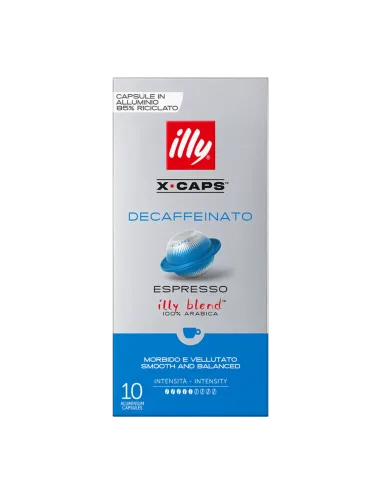 10 Capsule X Caps Illy Decaffeinato