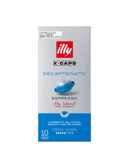 10 Capsule X Caps Illy Decaffeinato