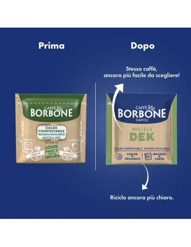 150 Cialde Caffè Borbone Decaffeinato