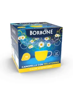 18 Cialde ESE 44mm Borbone Camomilla Con Melatonina