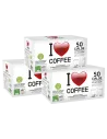 150 Cialde I Love Coffee Miscela Rossa + Accessori