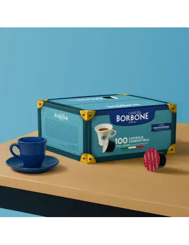 100 Capsule Lavazza Blue Borbone Miscela Rossa