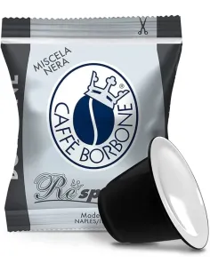 100 Capsule Nespresso Caffè Borbone Miscela Nera