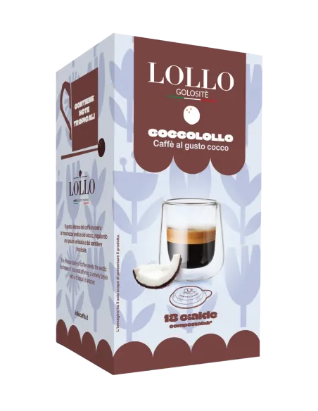 18 Cialde Lollo Caffè Golositè Coccolollo - Caffè al gusto di cocco