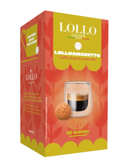 18 Cialde Lollo Caffè Golositè Lolloamaretto - Caffè al gusto amaretto