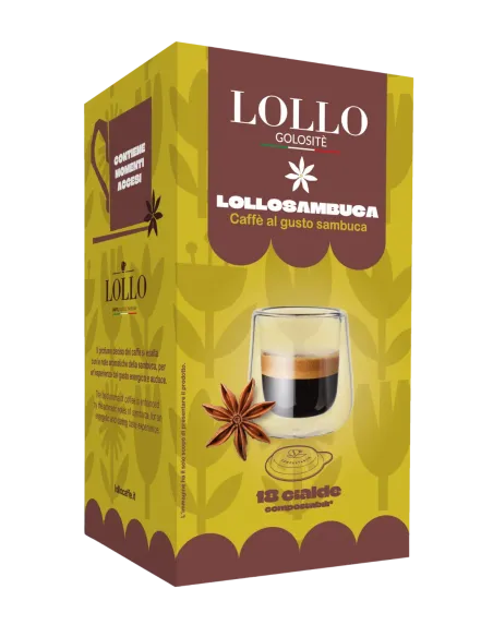 18 Cialde Lollo Caffè Golositè Lollosambuca - Caffè al gusto sambuca