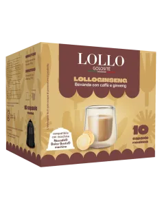 LolloGinseng 10 Capsule Dolce Gusto - Bevanda con caffè e ginseng