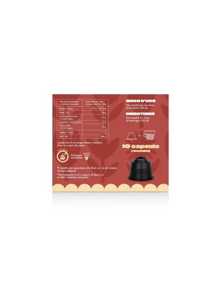 Caramelloso 10 Capsule Dolce Gusto - Sapori di mandorle, nocciole e ricordi di nonna