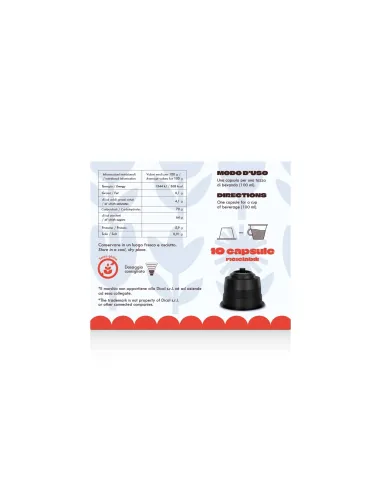 Chococup 10 Capsule Dolce Gusto - Cappuccino, cioccolato al latte