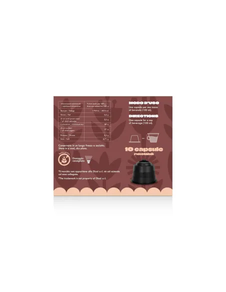 Cioccolatoso 10 Capsule Dolce Gusto - Bevanda al gusto cioccolato
