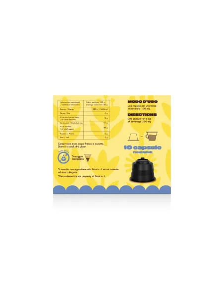 Tè al Limone 10 Capsule Dolce Gusto - Profumo di agrumi