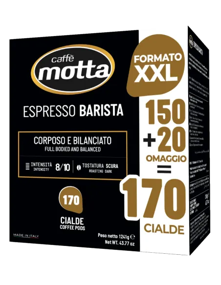 Espresso Barista Caffè Motta 150 Cialde +20 OMAGGIO