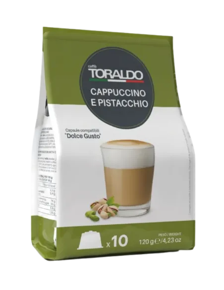Cappuccino e Pistacchio Nescafè Dolce Gusto Caffè Toraldo 10 Capsule
