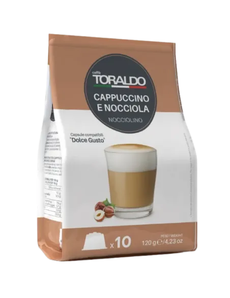 Cappuccino e Nocciola Nescafè Dolce Gusto Caffè Toraldo 10 Capsule