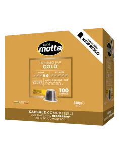 Espresso Gold Caffè Motta 100 Capsule Nespresso