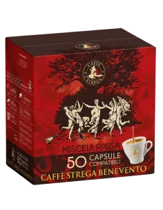 50 Capsule A Modo Mio Strega Miscela Rossa