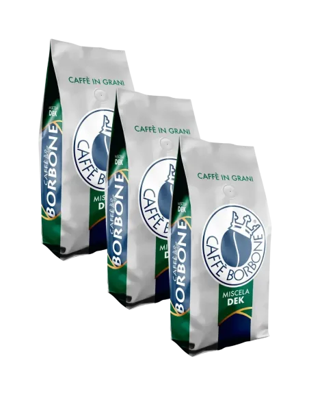 3Kg Caffè Borbone Grani Miscela Dek