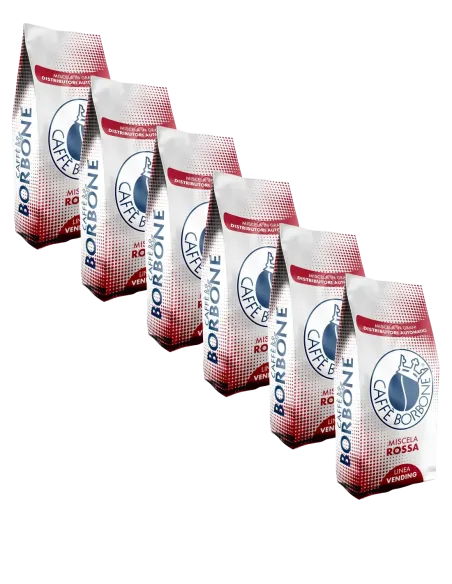 6Kg Caffè Borbone Grani Miscela Rossa