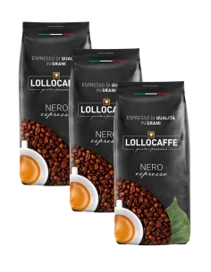 3 Kg Caffè Lollo Grani Miscela Nera