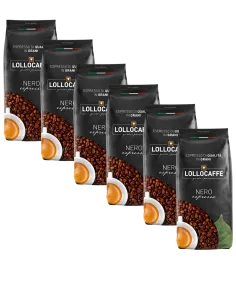6 Kg Caffè Lollo Grani Miscela Nera