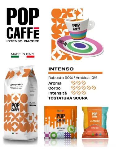 3Kg Caffè in Grani Miscela Intenso Pop Caffè