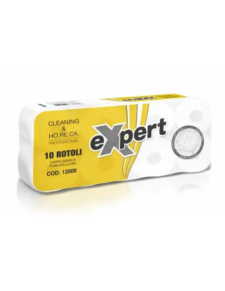 Carta Igienica Expert 10 Rotoli - 2 Veli Pura Cellulosa