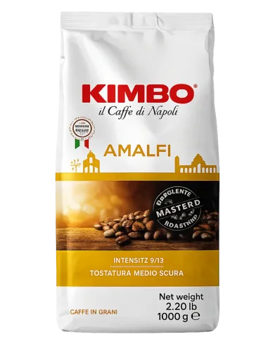 1Kg Grani Kimbo Espresso Miscela AMALFI 100% ARABICA