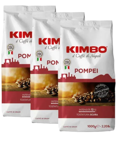 3 Kg Grani Kimbo Espresso Miscela Pompei