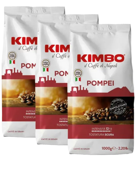 3 Kg Grani Kimbo Espresso Miscela Pompei