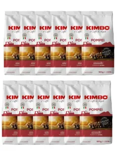 12Kg Grani Kimbo Espresso Miscela Pompei