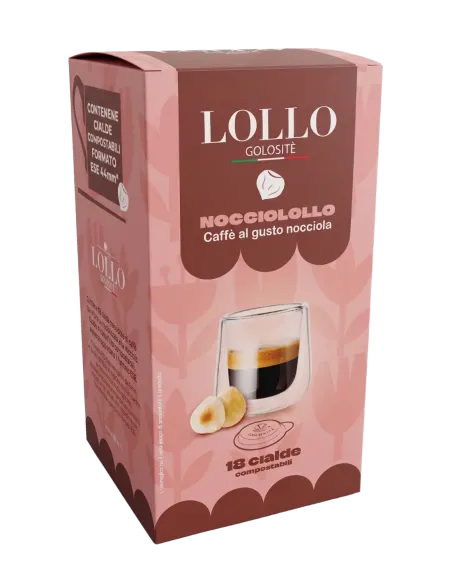 18 Cialde Lollo Caffè Golositè Nocciolollo