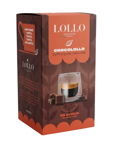 18 Cialde Lollo Caffè Golositè Chocolollo caffè al gusto cioccolata