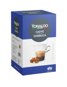 18 Cialde Caffè Toraldo Caffè al gusto Sambuca