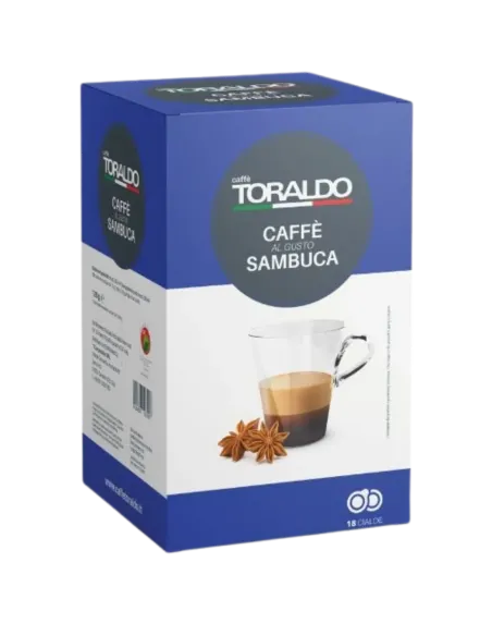 18 Cialde Caffè Toraldo Caffè al gusto Sambuca