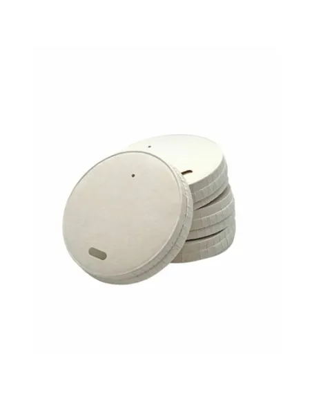 50 Coperchi per Bicchiere in Carta 3 OZ/90ml - Bianchi - Praticità e Igiene