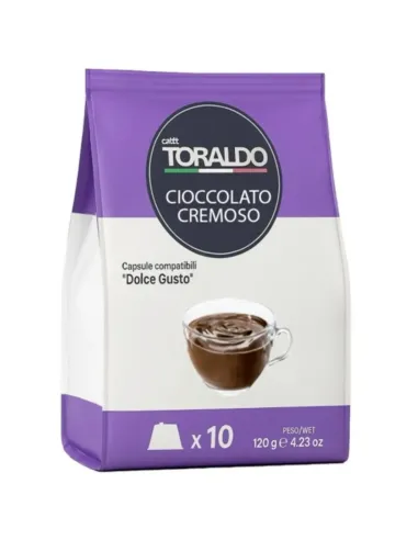 Cioccolato Cremoso Nescafè Dolce Gusto Caffè Toraldo 10 Capsule
