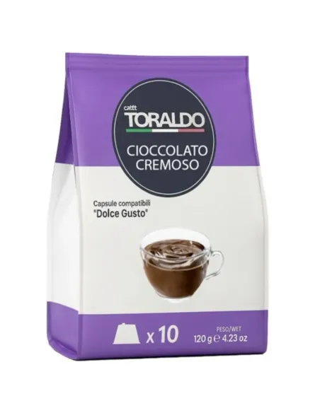 Cioccolato Cremoso Nescafè Dolce Gusto Caffè Toraldo 10 Capsule